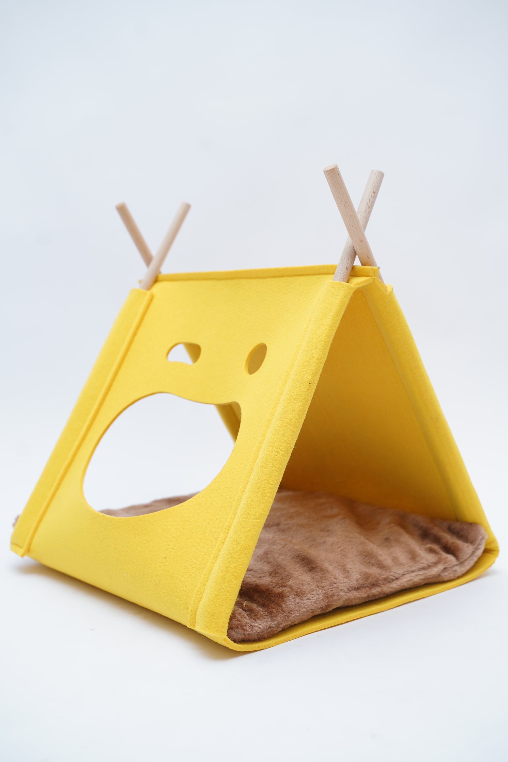 Yellow Smiley Cat Tent House