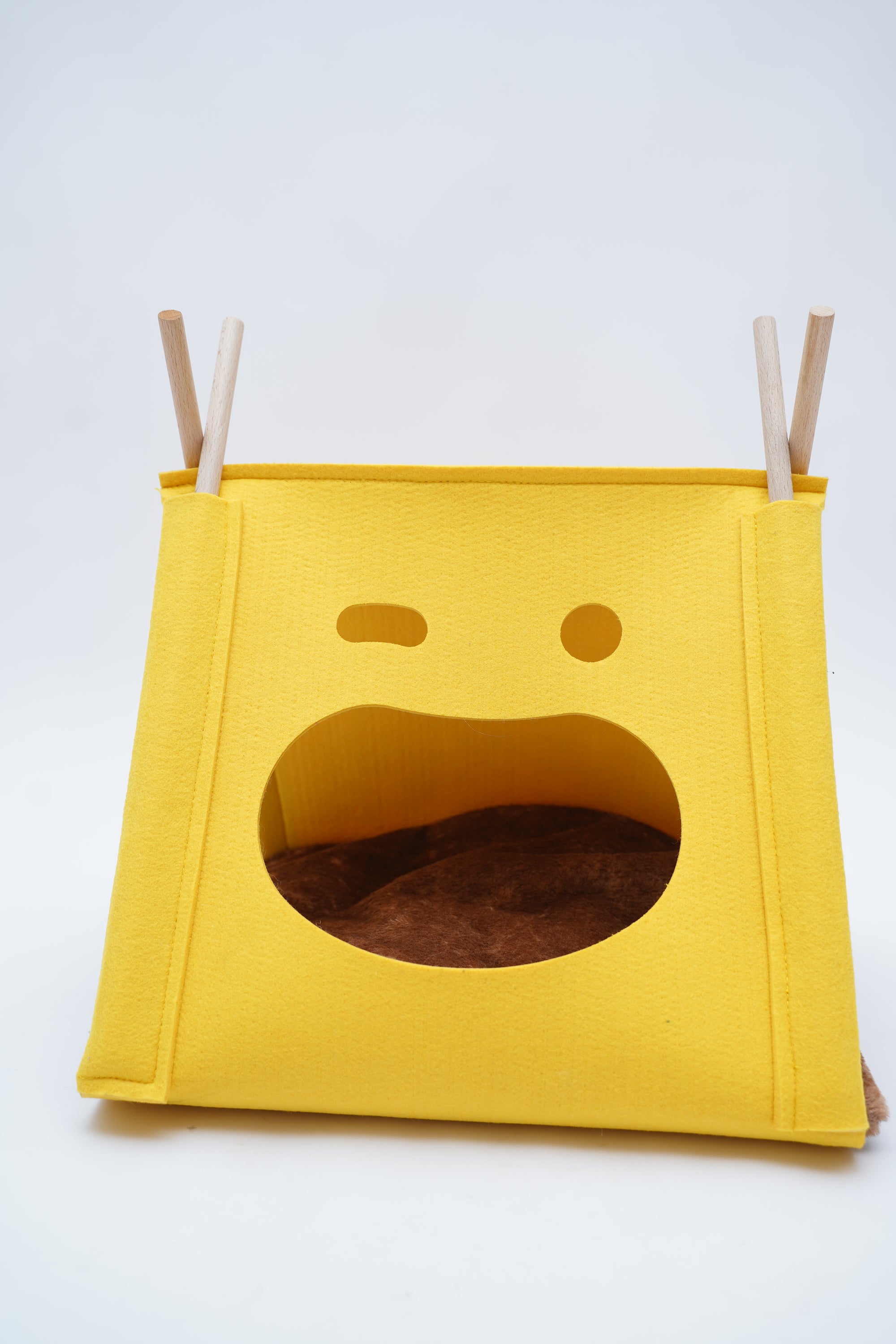 Yellow Smiley Cat Tent House